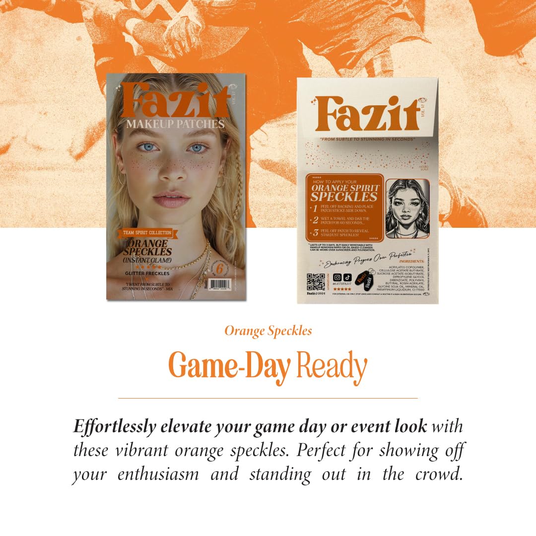 Fazit Makeup Patches packaging display highlights on-the-go glam accessory.