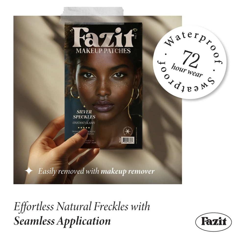 Fazit makeup patches party look application demonstrates easy glam in minutes