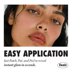 Fazit makeup patches rose gold speckles full-face glow for events