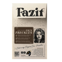 Fazit makeup patches faux freckles applied easily for waterproof, long-lasting wear