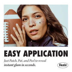 Fazit waterproof makeup patch application shows durable stay-through activities, rain or shine