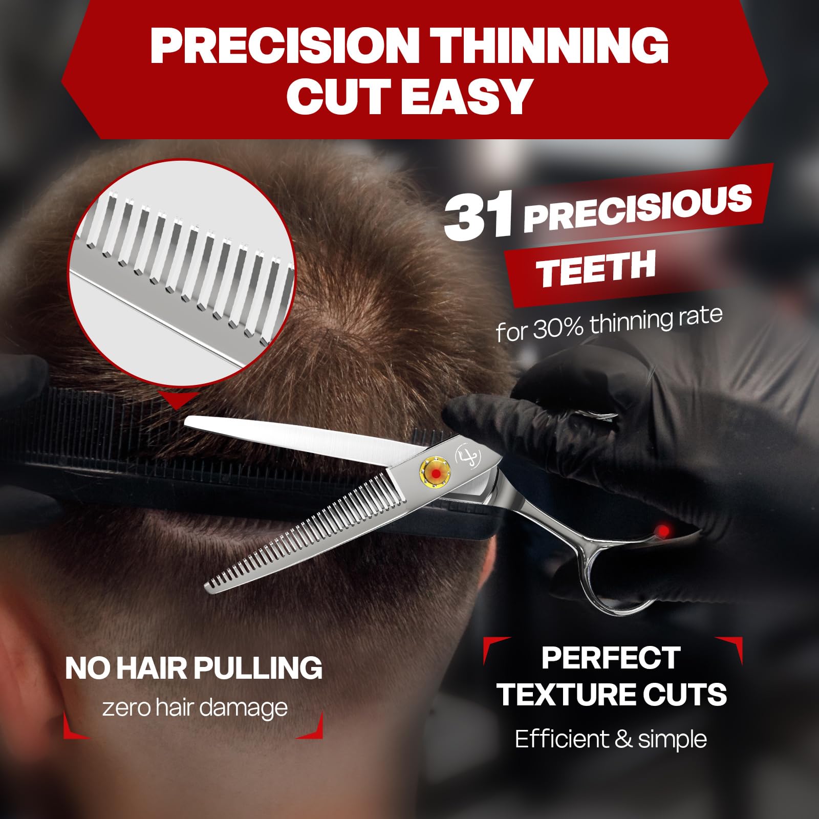 Fcoget ergonomic handle with adjustable screw for personalized grip