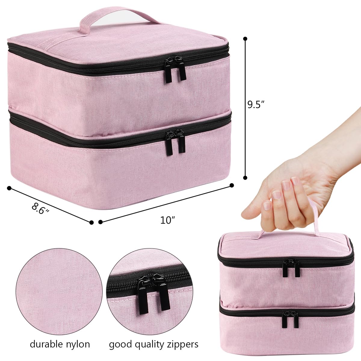 Fcozpjk Nail Lamp Dryer compartment provides dedicated space for efficient drying.