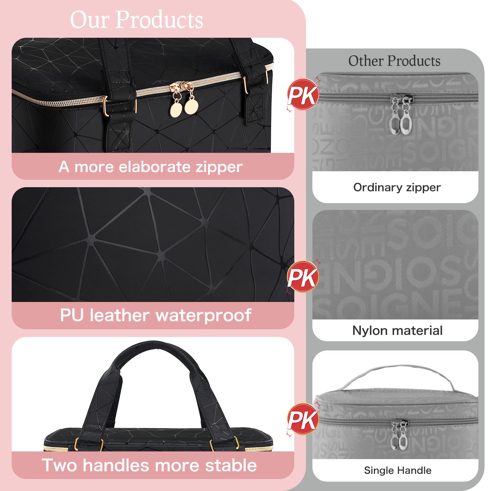 FCQQYWZ detachable sponge keeps items separated and protected from collisions.