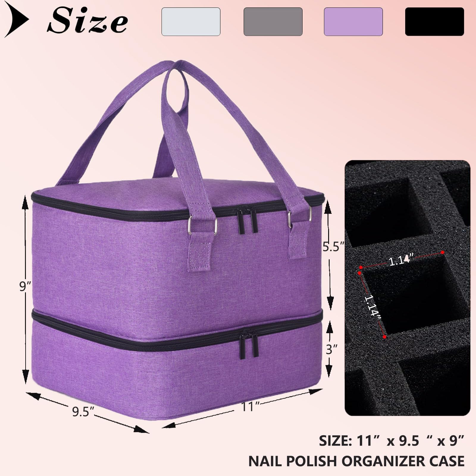 FCQQYWZ sturdy handles enable easy transport at home or on trips.
