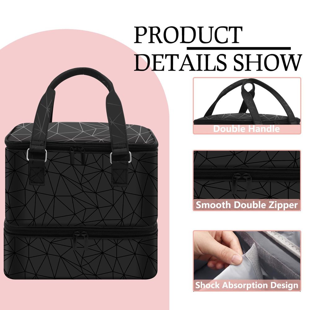 FCQQYWZ nail polish organizer detachable sponge divider demonstrates modular design.