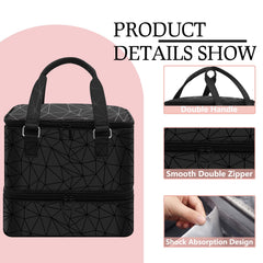 FCQQYWZ nail polish organizer detachable sponge divider demonstrates modular design.