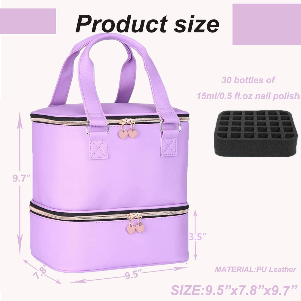 FCQQYWZ nail-polish-storage-layer-design shows organized layers for easy access.