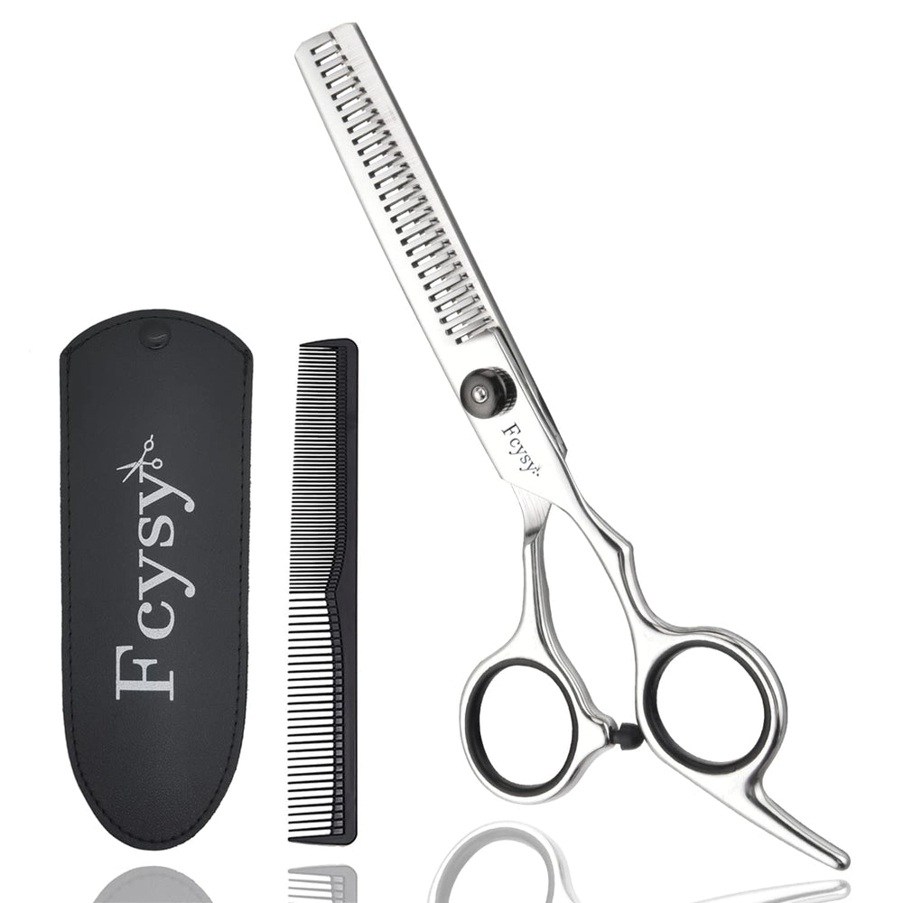 Fcysy thinning shears 6in with comb included for precise blending and easy styling