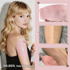 FEAMIRIA Rose wax beads for sensitive skin, gentle application.