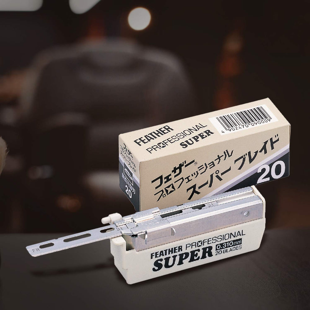 Feather Artist Club razor handle compatibility with ProSuper blades.