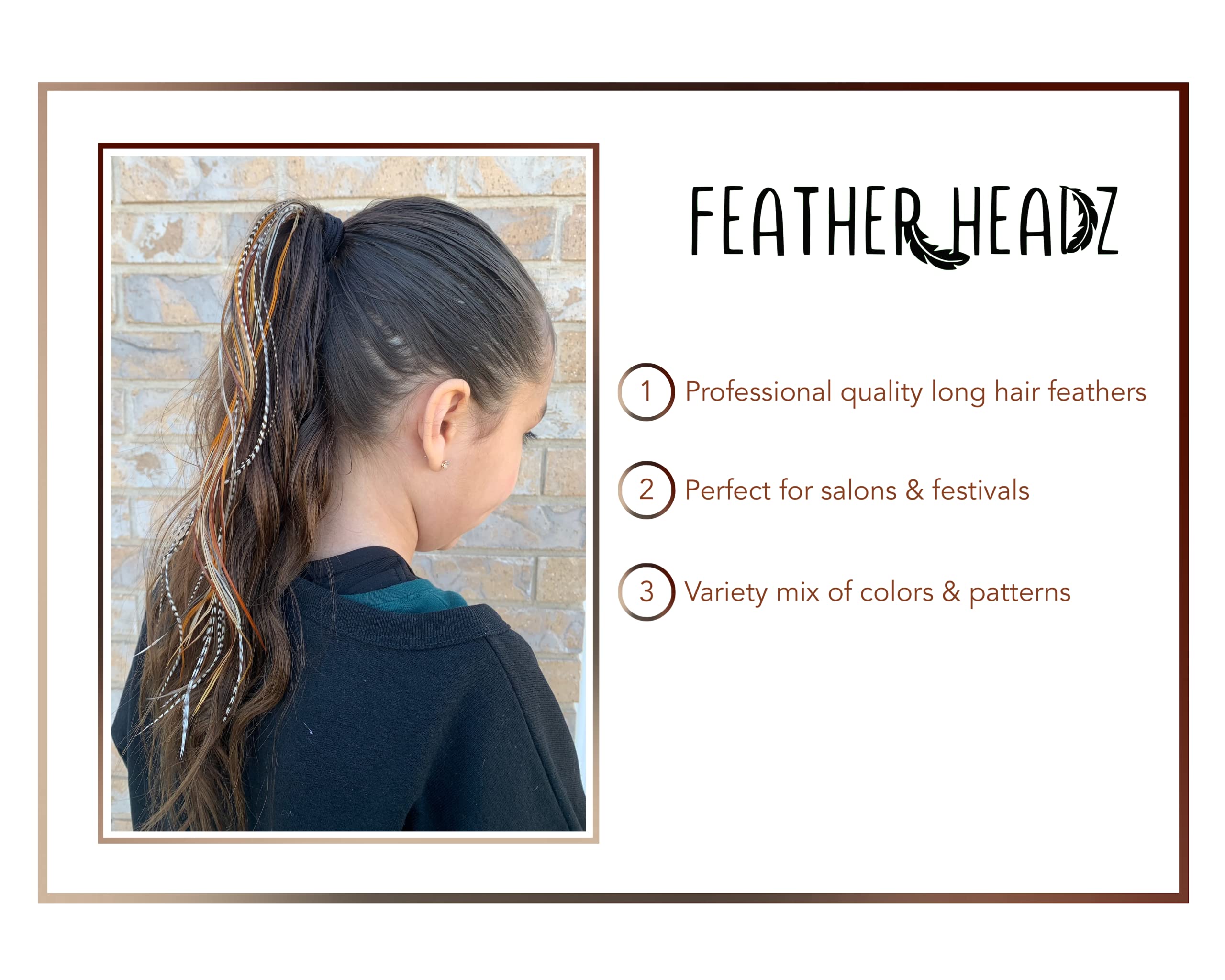 Feather Headz vibrant boho colors add bold texture and movement