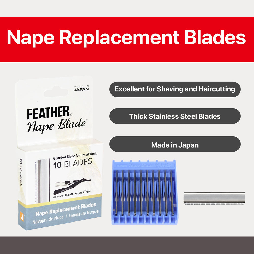 Feather Nape Blades sleek-design supports smooth gliding along contours.