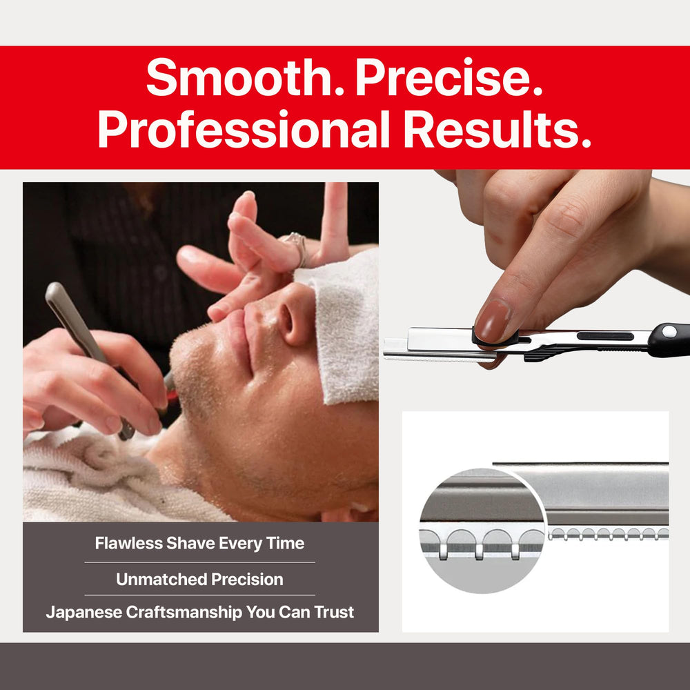 Feather Nape Blades tight-areas provide precision in hard-to-reach spots.