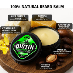 FEBOTE beard balm texture during application demonstrates lightweight, non-greasy hold.