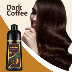 Fedulili Instant Dark Coffee Dye Shampoo lather for easy at-home gray blending