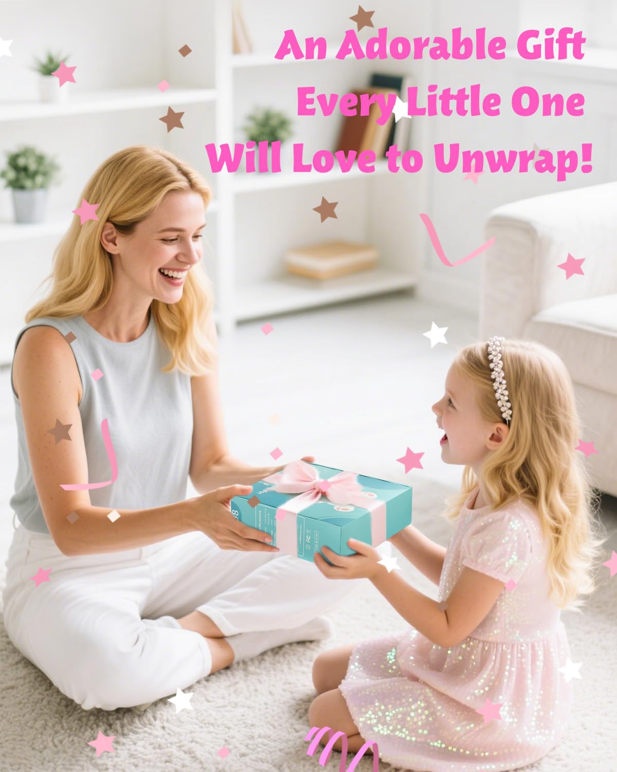 feekaa cute stickers on pink dryer for personalized fun