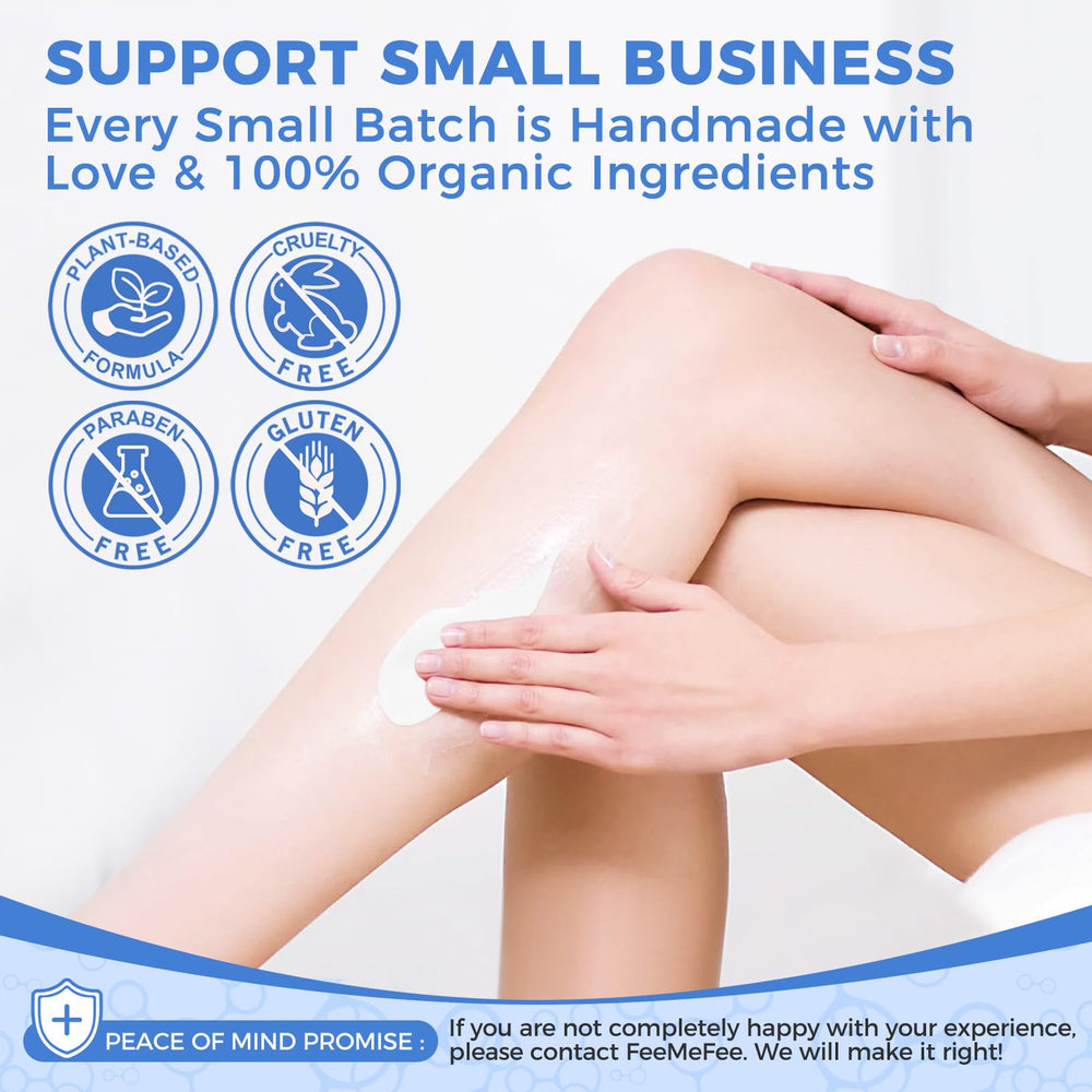 FeeMeFee family-friendly magnesium lotion for post-workout relief and bedtime rituals.