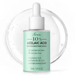 FeeMeFee Azelaic Serum bottle closeup showcases premium packaging and redness-supporting potential