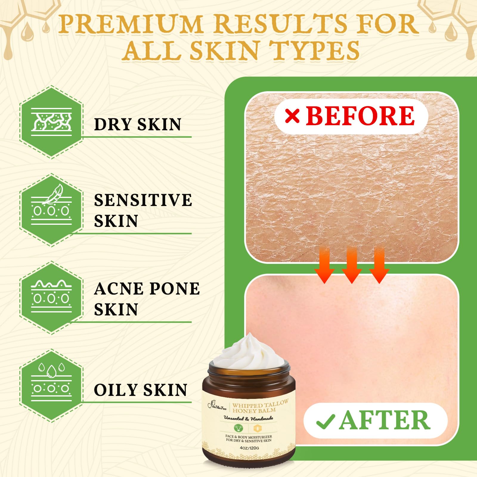 FeeMeFee face and body moisturizer suitable for daily care routines.