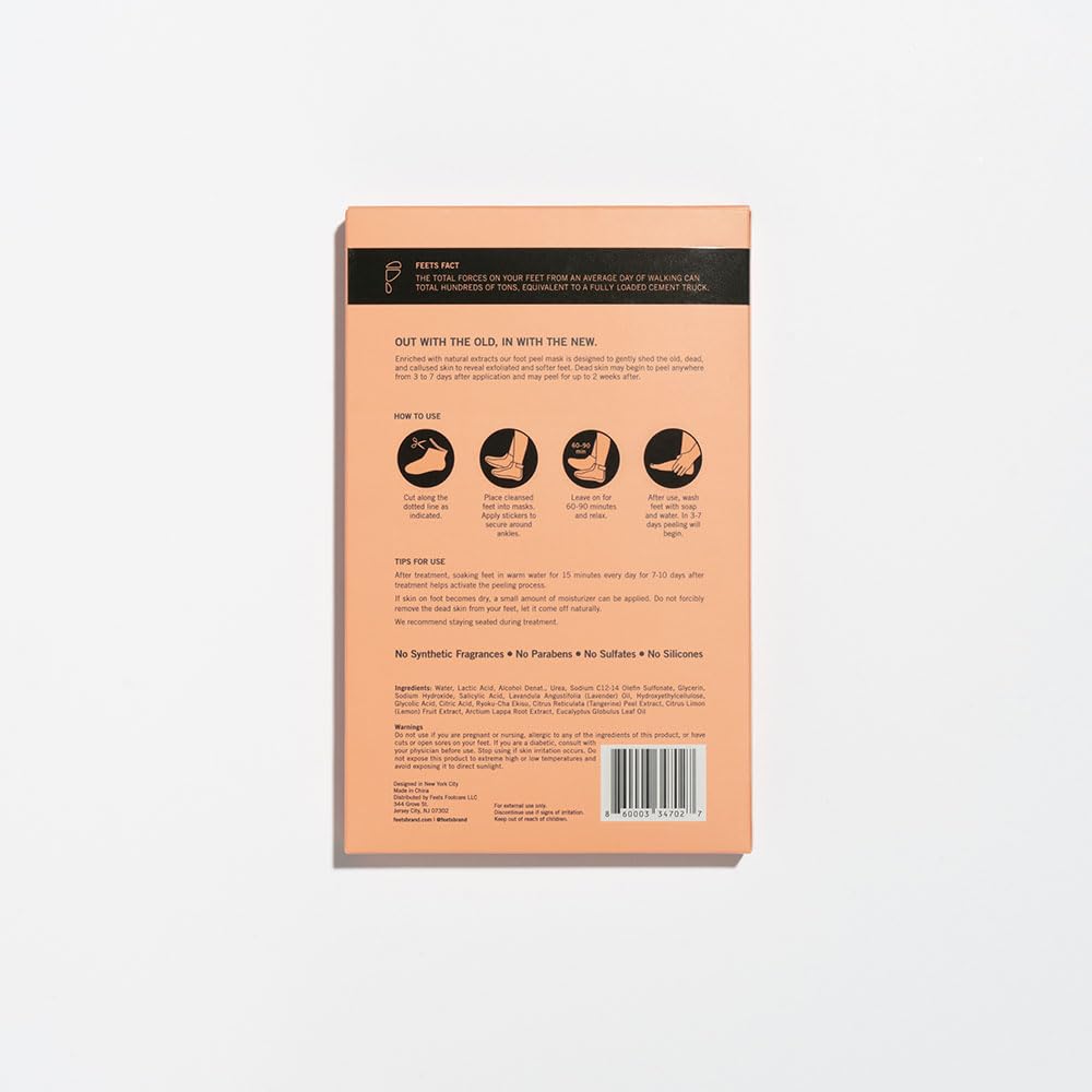 FEETS packaging box image indicates two-pack value.