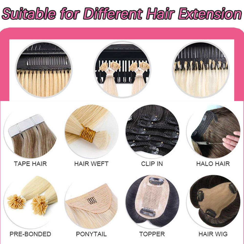 FEHOKA hair extension holder storage keeps bundles and clips neatly organized.