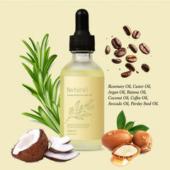 FEIBTH oil blend of rosemary, castor, argan for nourishment.