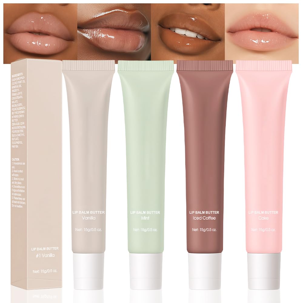 FeiCuiYun lip butter set packaging showing premium vegan lip care for daily hydration
