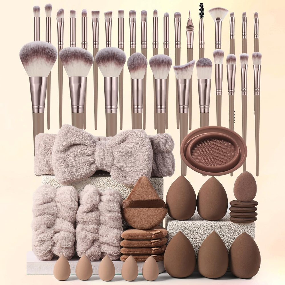 Feijie professional comfort makeup tool set brushes for precise, blendable application.