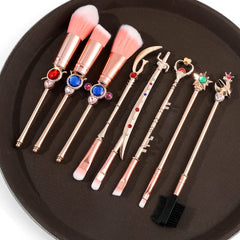 Feimeng metal wand handle adds elegance and stable brush control.