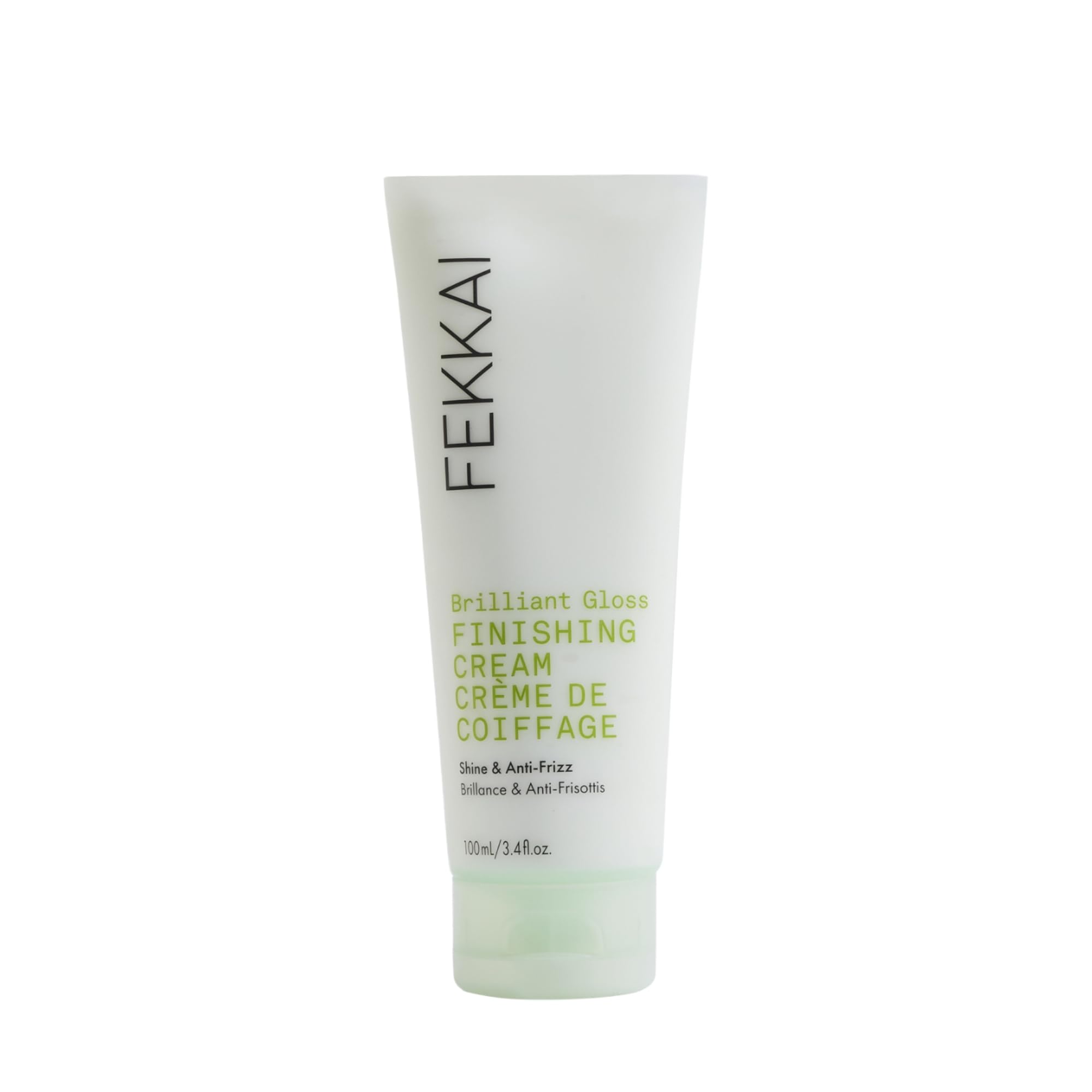Fekkai Brilliant Gloss Multi-Tasker bottle pour demonstrates even application for smoother hair.