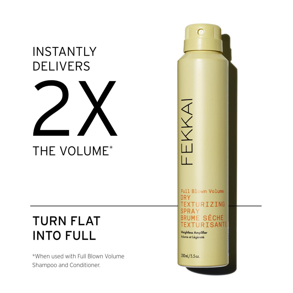 Fekkai Full Blown Volume Texturizer before-after illustrating added volume