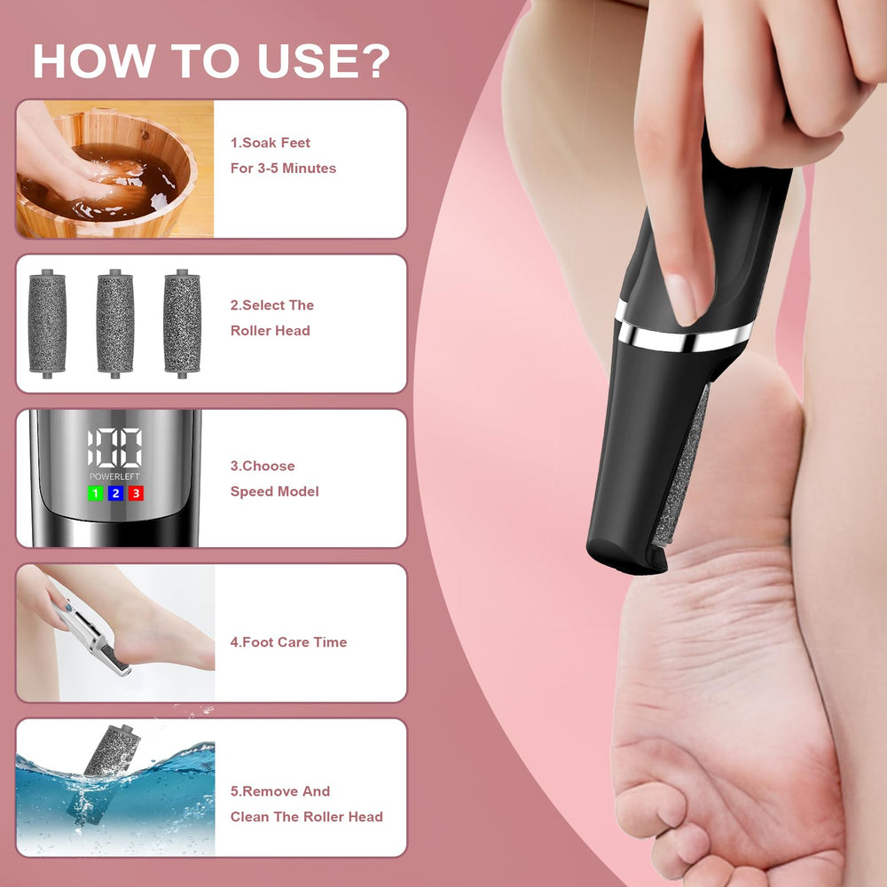 Felizshop LED display and ergonomic handle improve precision during sessions.