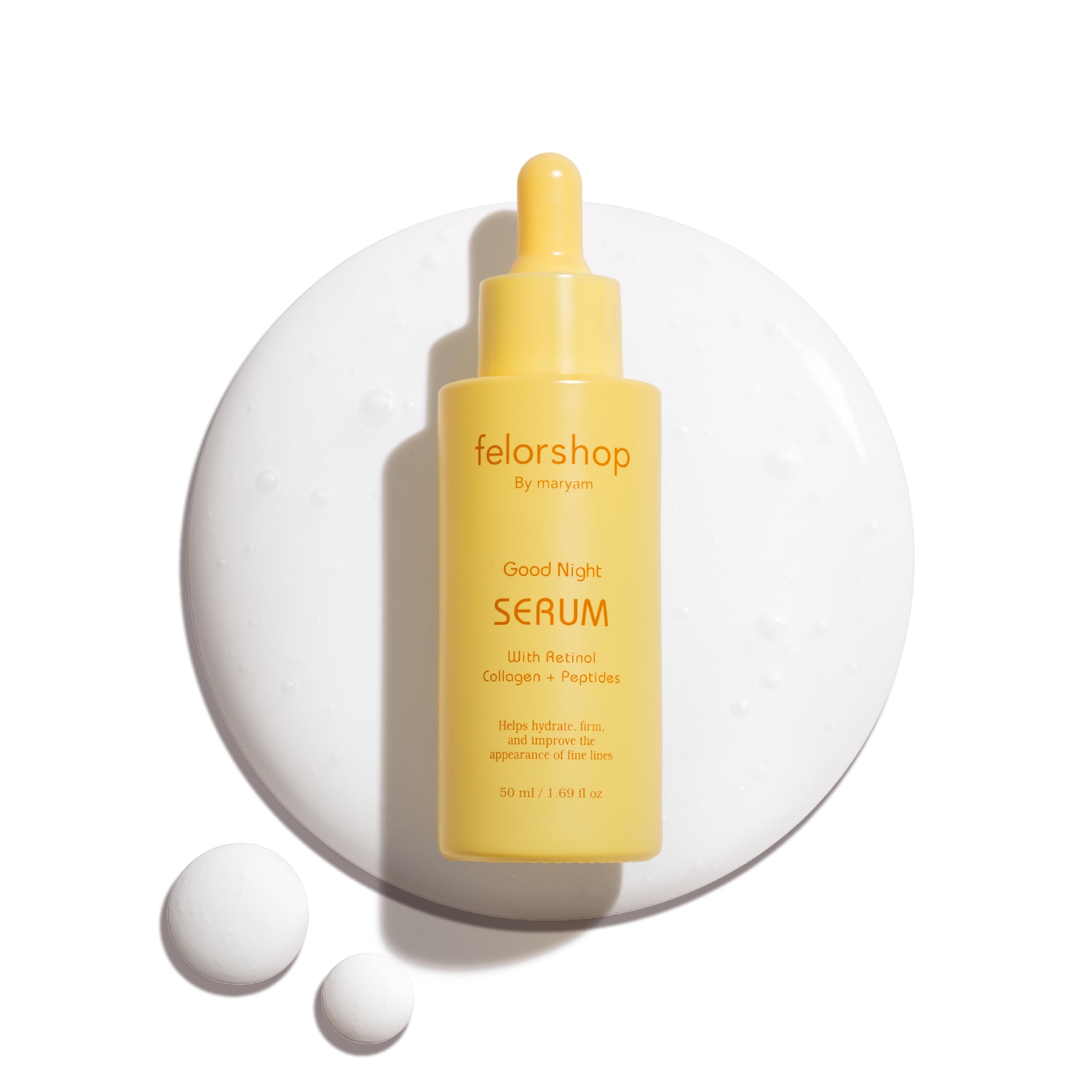 Felor Shop by Maryam Good Night Serum bottle for overnight hydration