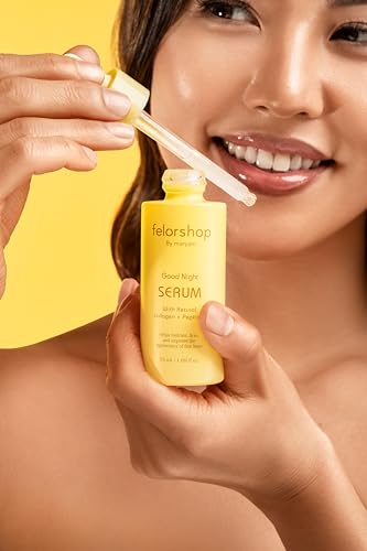 Felor Shop by Maryam Good Night Serum retinol boost image suggests smoother-looking skin