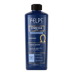 Felps Professional Omega Zero bottle pour shows smoothness for easy detangling