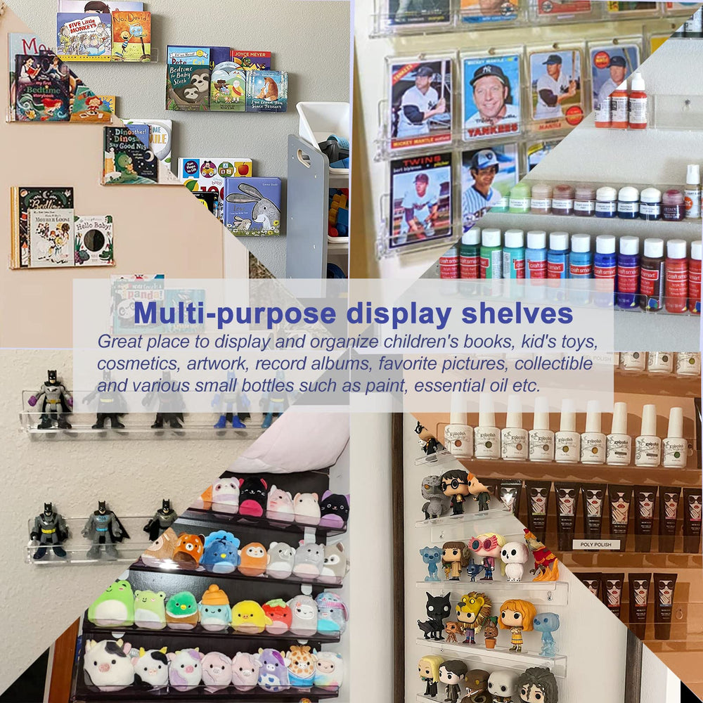 FEMELI display idea arranges polishes by color or brand for fast selection.