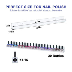 FEMELI wall-mount hardware shown with clear acrylic design for easy setup.