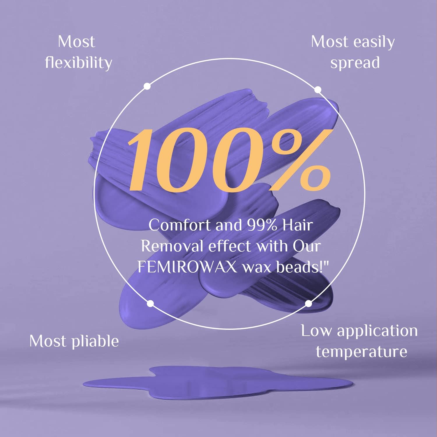 FEMIROWAX bikini-area ready for Brazilian waxing highlight