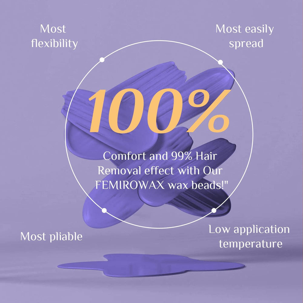 FEMIROWAX bikini-area ready for Brazilian waxing highlight