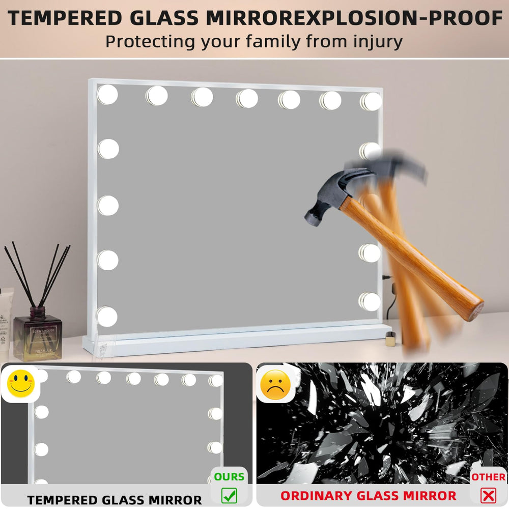 Fenair vanity mirror microphone enables hands-free call answering mid routine.