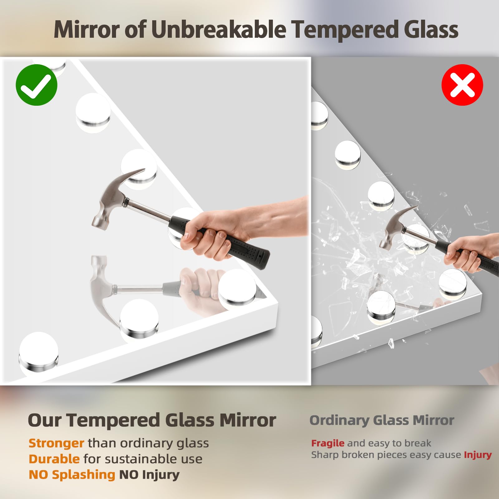 FENCHILIN vanity mirror memory function returns to last setting