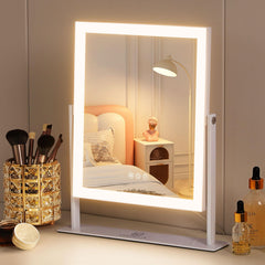 FENCHILIN vanity mirror with lights front view delivers even makeup lighting
