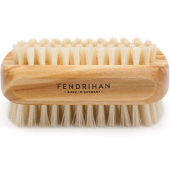 Fendrihan genuine boar bristle nail brush with olive wood handle for gentle cleaning.