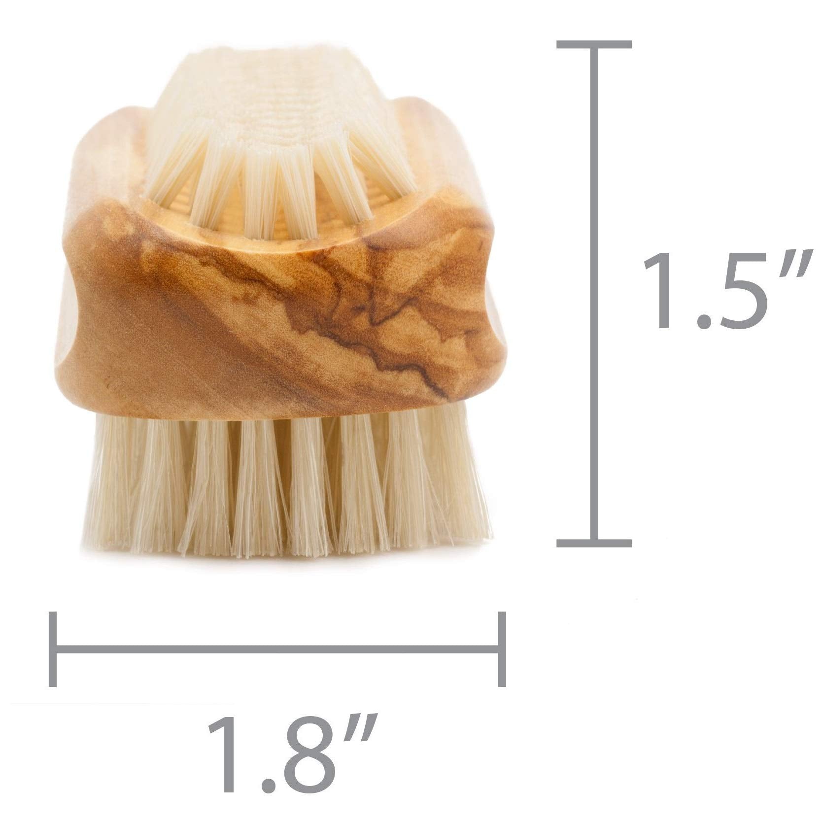 Fendrihan olive wood handle with polished finish improves grip.