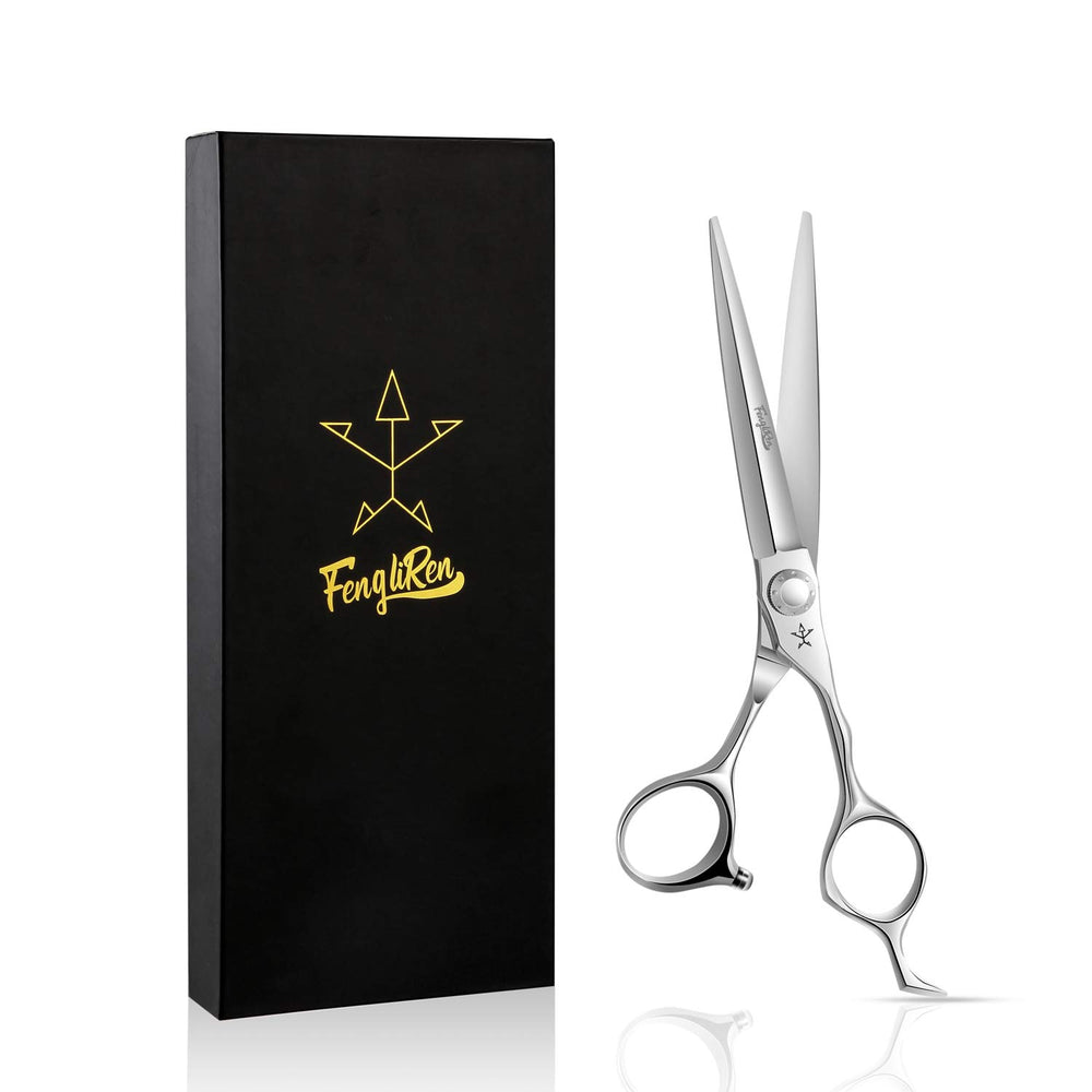 Fengliren hair cutting scissors close-up blade for precision cuts