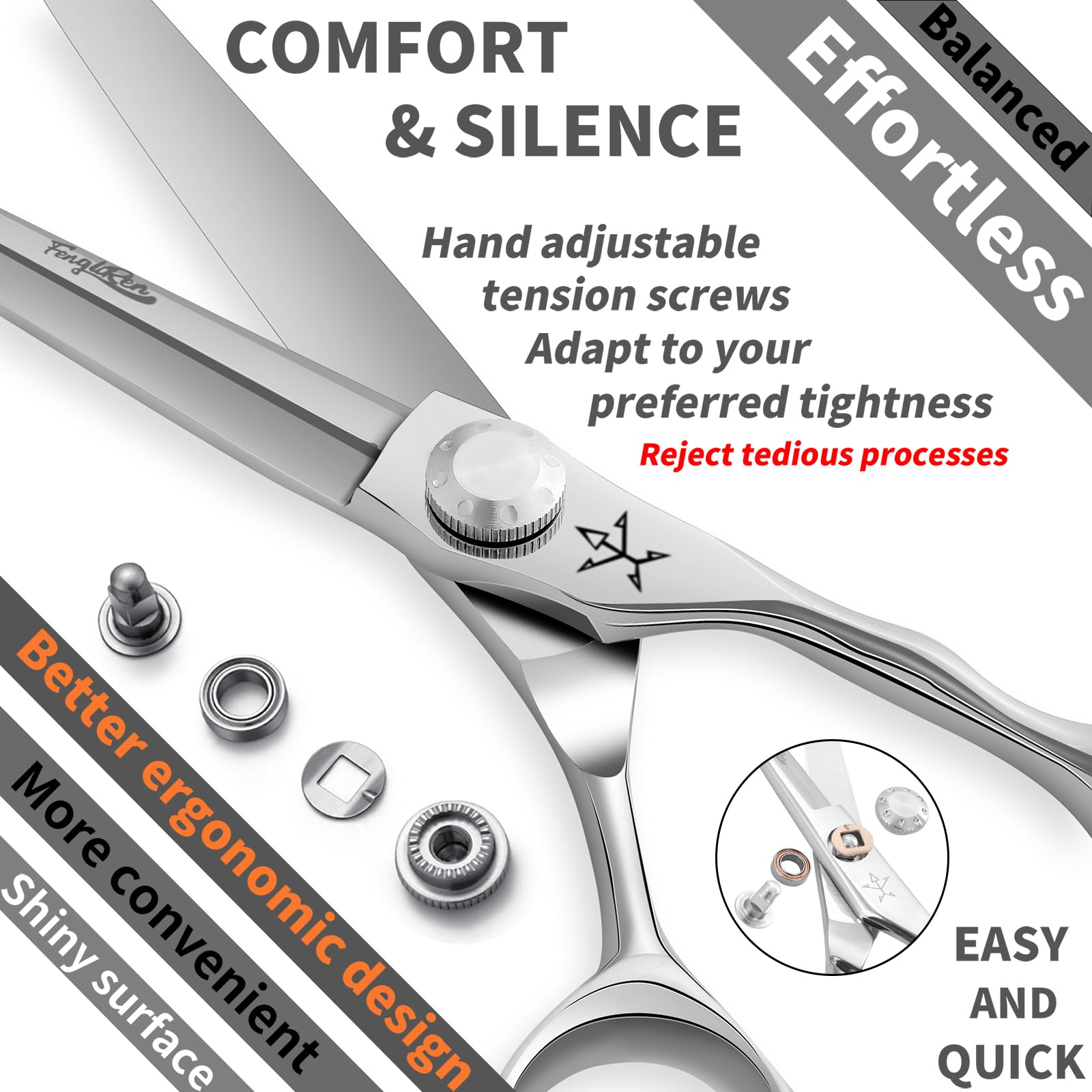 Fengliren stainless steel alloy blade laser-cutting technology for sharp performance