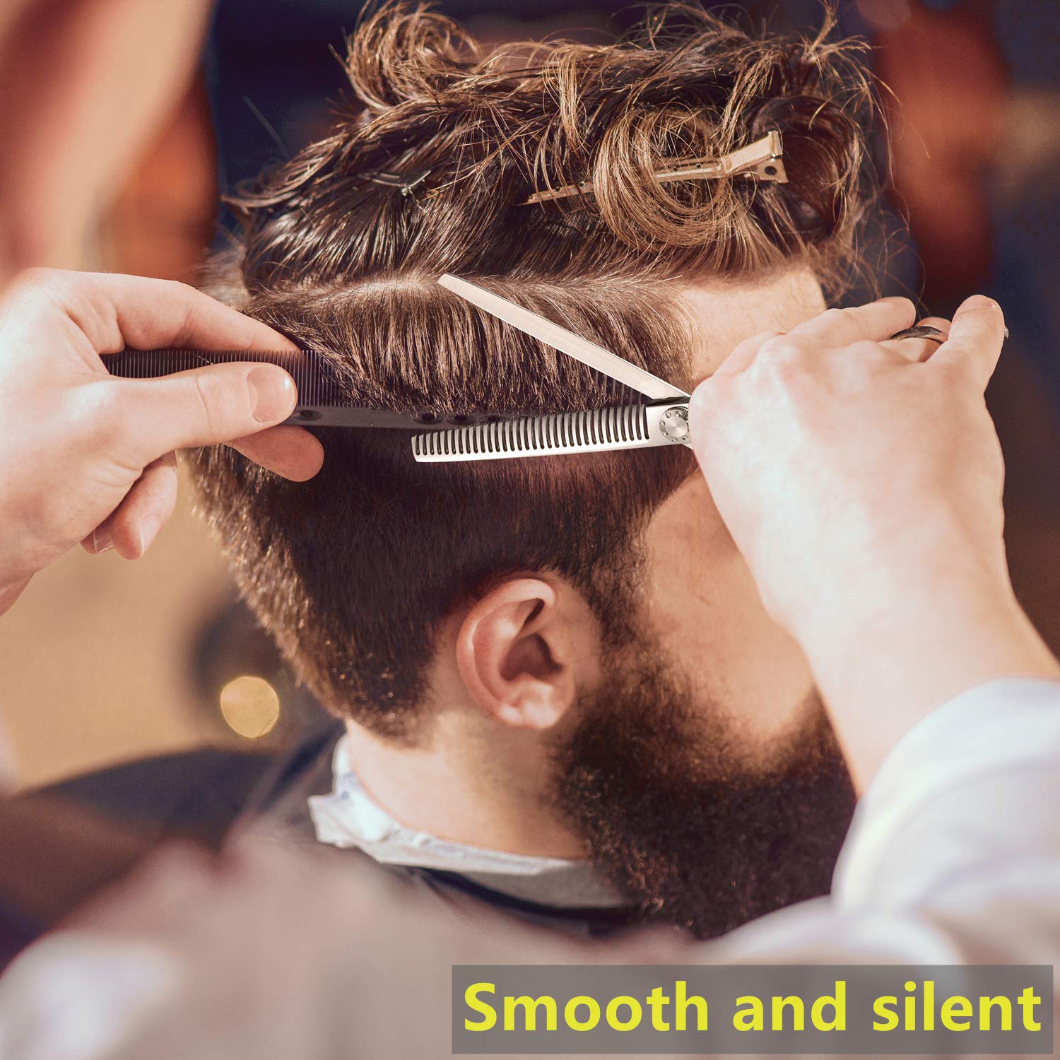 Fengliren thinning scissors cleaning-prep ensures proper post-use care and longevity.