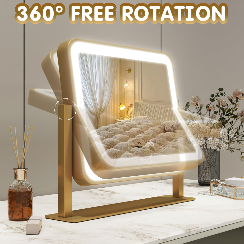 FENNIO giftable vanity mirror with lights, a stylish practical present