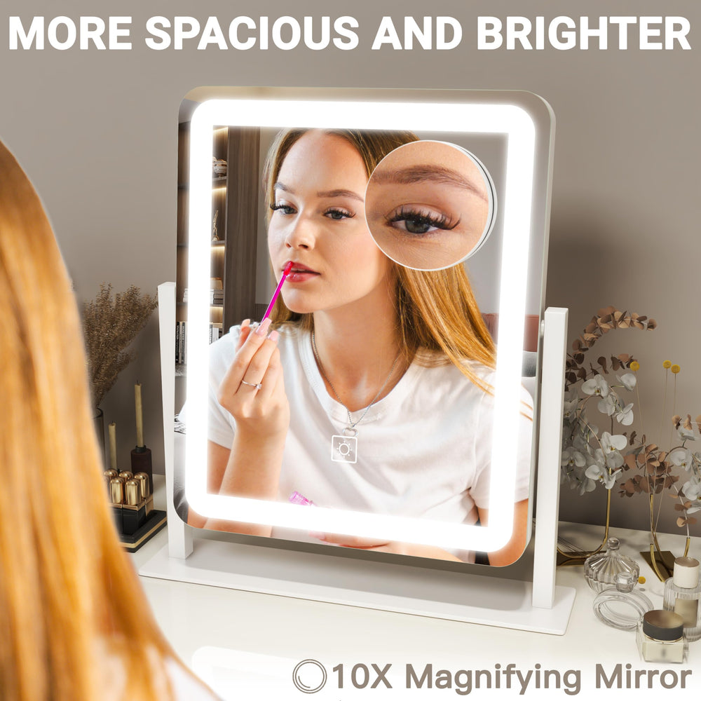 FENNIO vanity mirror uses a sturdy aluminum frame for long-lasting durability